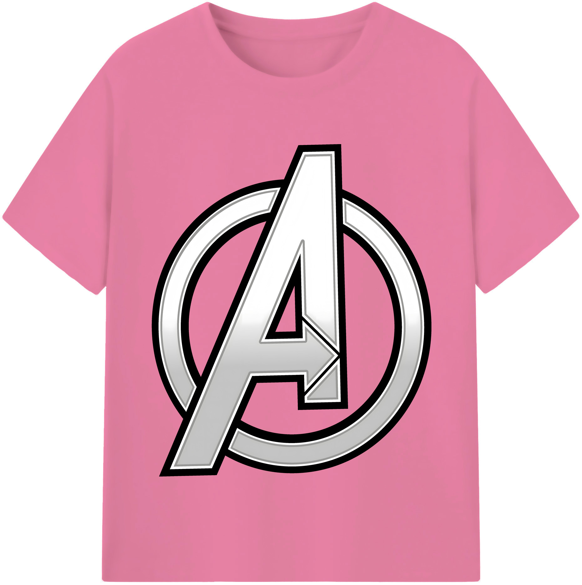 （画像用） アベンジャーズ The Avengers 綿100％半袖Tシャツ（フロントプリント）